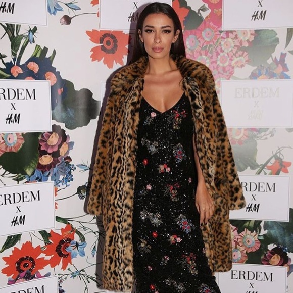 Erdem X H&M fur coat